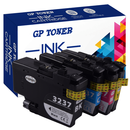 4x inkoustová kazeta pro Brother LC3237 MFC-J5945dw MFC-J6945dw Kit