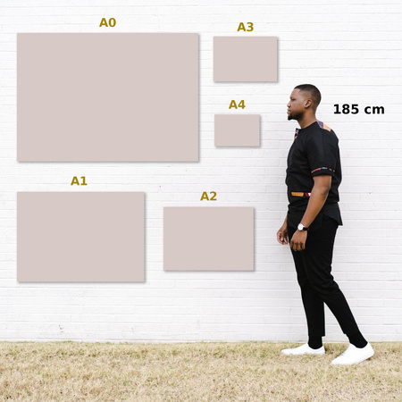 Nálepka na zeď s tvůrcem A4