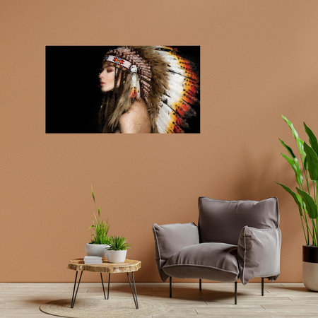 Obraz na plátně Umělecká malba indické ženy 100x80 cm