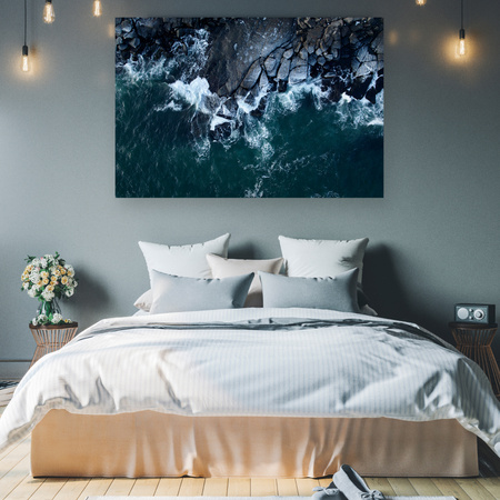 Obraz na plátně Nature Waves Sea Rocky Beach 90x60