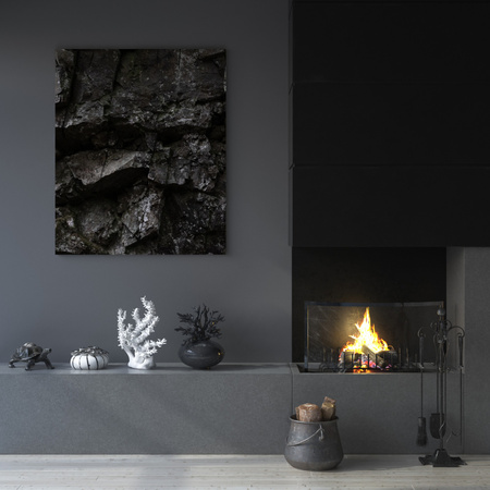 Obraz na plátně Příroda Černé skály 30x40 cm