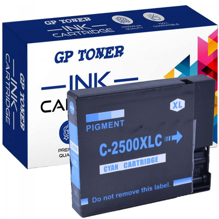 Náhradní inkoust pro Canon PGI-2500XLC Maxify iB4000 iB4050 iB4150 MB5000 MB5155 MB5350 MG5450- GP-C2500XL C