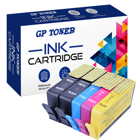 Sada 5x náhradních inkoustů pro HP OfficeJet Pro 6860 6970 Series GP-H903XLS CMYKK GP