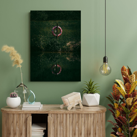 Obraz na plátně Přírodní záchranný kruh 30x40 cm