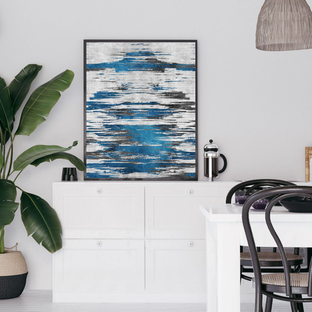 Plakát Abstract_8 21X29,7 cm + šedý kamenný rám