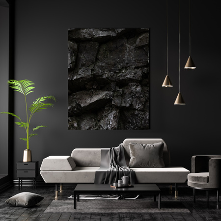 Obraz na plátně Příroda Černé skály 30x40 cm