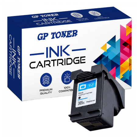 Inkoustová kazeta pro HP 305 XL DESKJET 2710 2720 2721 Plus 4120 4122 - GP-H305XL BK