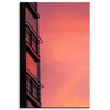 Obraz na plátně Pink Sky Sunset Building 80x120