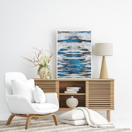 Plakát Abstract_8 21X29,7 cm + šedý kamenný rám