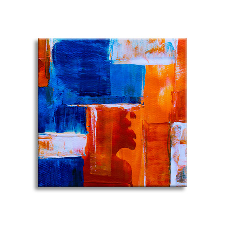 Obraz na plátně Abstraktní mistrovské dílo NA PLÁTNĚ 90x90
