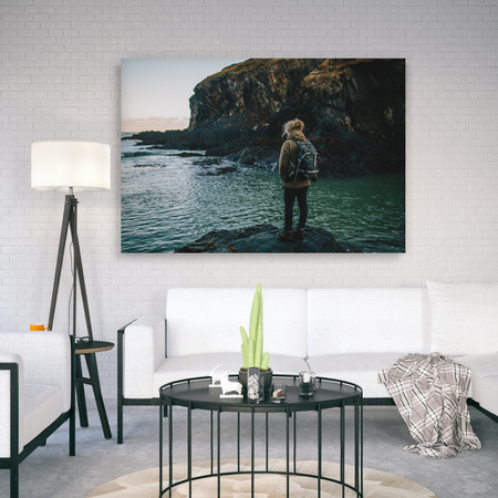 Obraz na plátně Hory Lezení Příroda Cliffs Příroda 90x60