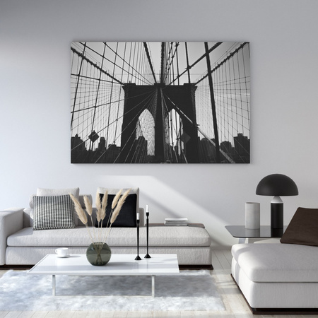 Obraz na plátně Architektura Brooklyn Bridge 40x30 cm
