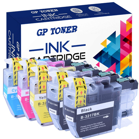 5x inkoustová kazeta pro Brother LC3217 MFC-J5330dw Sada MFC-J5730dw MFC-J5930dw