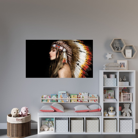 Obraz na plátně Umělecká malba indické ženy 100x80 cm