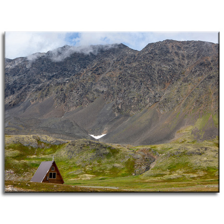 Obraz na plátně Příroda Chata na horách 40x30 cm