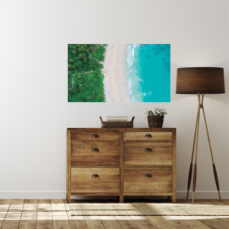 Obraz na plátně Mořské vlny Písek Příroda 100x80 cm