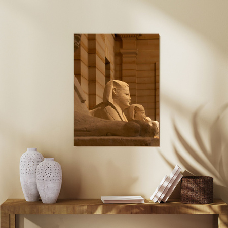 Obraz na plátně Architektura Egypt Sfingy 30x40 cm