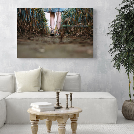 Obraz na plátně Příroda Procházka v poli 120x40 cm