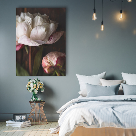 Obraz na plátně White Flower Nature Vintage Retro 80x120