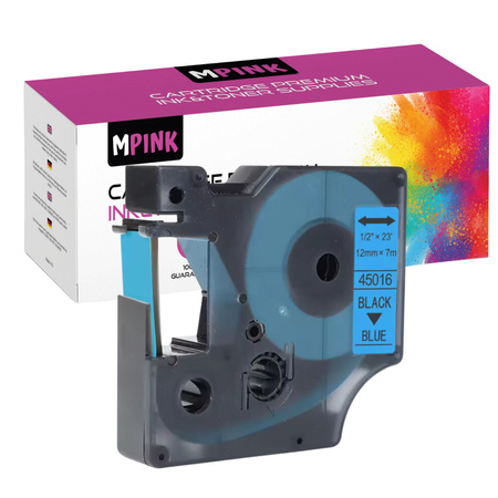 Páska DYMO D1 12mm 7m modrá černá GP-DY45016