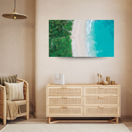 Obraz na plátně Mořské vlny Písek Příroda 100x80 cm