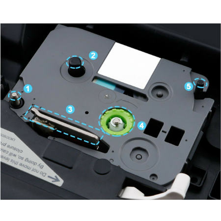 Náhrada pásky pro Brother TZ-441 Black on Red