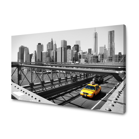 Obraz na plátně Architektura New York Taxi 100X80 cm