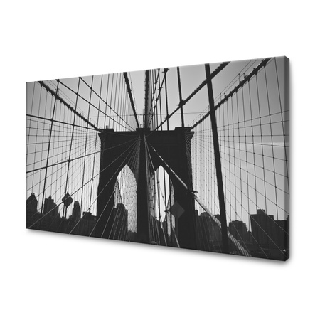 Obraz na plátně Architektura Brooklyn Bridge 40x30 cm