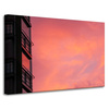 Obraz na plátně Pink Sky Sunset Building 90x60
