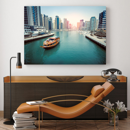 Obraz na plátně Architektura Pohled na mrakodrapy 120X60 cm