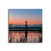Obraz Windmill Sky Nature Sunset Lake Grass 90x90