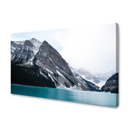 Obraz na plátně Přírodní krajina jezero 40x30 cm