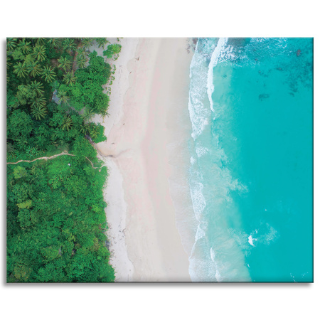 Obraz na plátně Mořské vlny Písek Příroda 100x80 cm