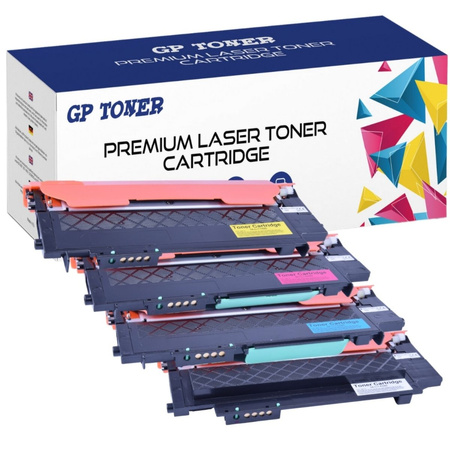 4x náhradní toner pro Samsung CLT-K406S CLT-C406S CLT-M406S CLT-Y406S - CLP-360 CLP-365 CLX-3300 CLX-330 Xpress C410 C460 - GP-S406CMYK SADA