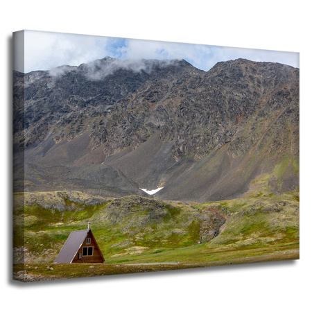 Obraz na plátně Příroda Chata na horách 40x30 cm