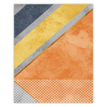 Plakát Abstract_5 40X50 cm + zlatý rám