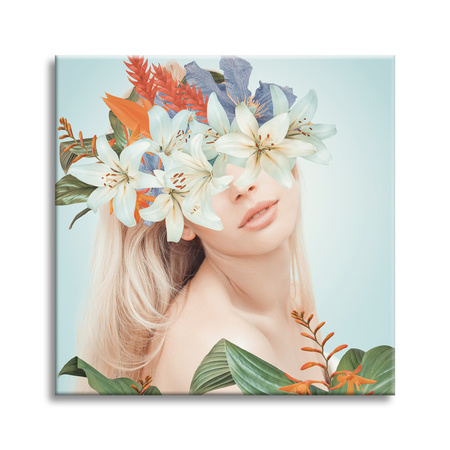Obraz na plátně Příroda Rostliny Girl Body 90X90 cm