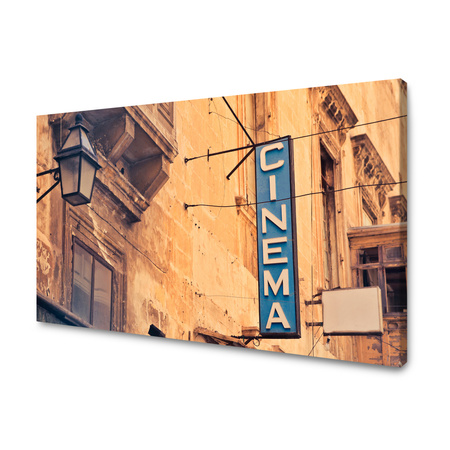 Obraz na plátně Vintage Cinema tabule 40x30 cm