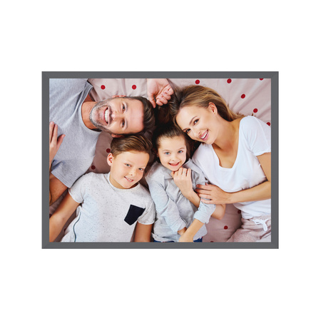 Vaše fotografie jako plakát WIZARD + rám z šedého kamene 29,7x21