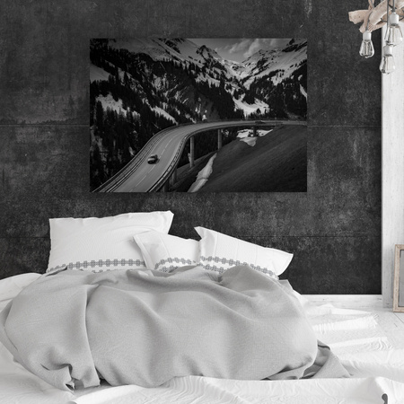 Obraz na plátně Přírodní cesta horami 40x30 cm