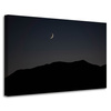 Obraz na plátně Nature Night Dark Moon Mountains 90x60