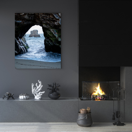 Obraz na plátně Přírodní skály oceán 30x40 cm