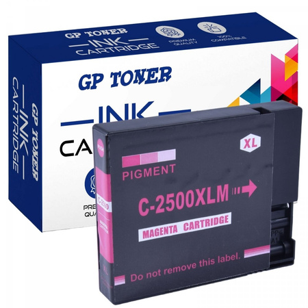 Náhradní inkoust pro Canon PGI-2500XLM Maxify iB4000 iB4050 iB4150 MB5000 MB5155 MB5350 MG5450- GP-C2500XL M