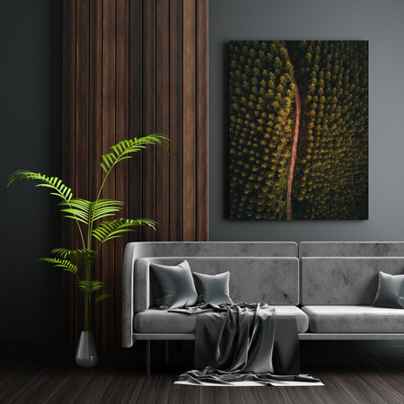 Obraz na plátně Přírodní cesta z ptačí perspektivy 30x40 cm