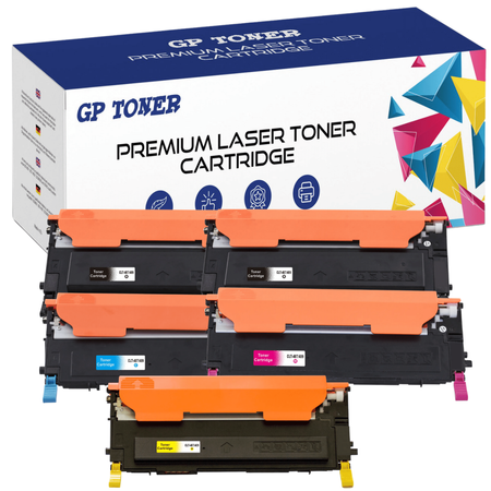 5x Náhradní toner pro Samsung CLT-K4072S/ CLT-K4092S CLP-310 CLP-315 CLP-320 CLP-325 CLX-3170FN CLX3185 - GP-S407/409CMYKK