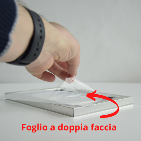 5x Černý rám 21x29,7, I L13,15,051, ražba plexi