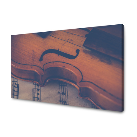 Obraz na plátně Hudební housle na plátně 40x30 cm