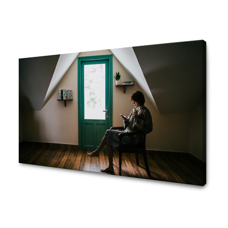 Obraz na plátně People Woman chillout 40x30 cm