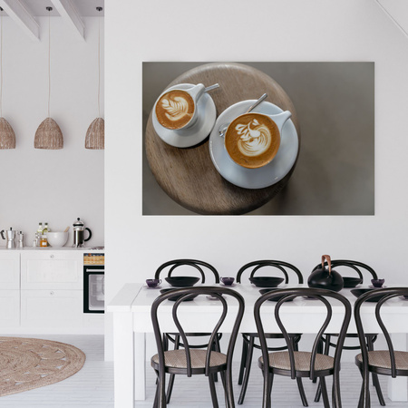 Obraz na plátně Kuchyňské šálky s kávou 40x30 cm
