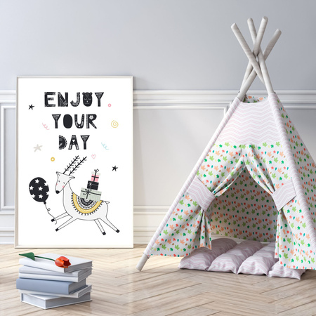 Narozeninový plakát Užijte si svůj den 21X29,7 cm